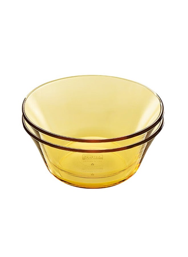 Visions Corning Tableware, Baili 17cm Salad Bowls 2-piece Set, Heat-resistant Glass Bowls For Rice, Noodles, And Soup, For Home Use - Image 1