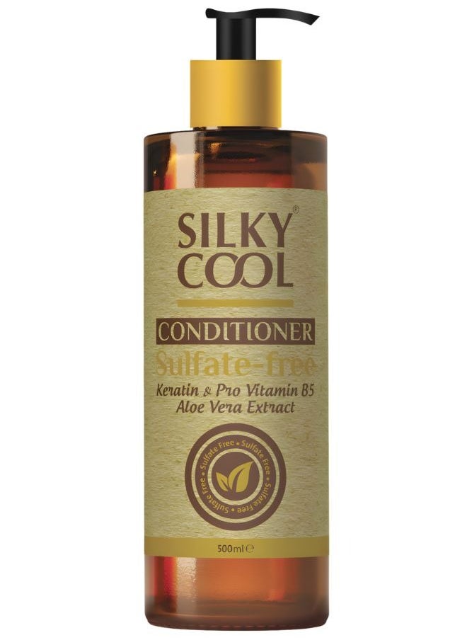 Silky Cool - Silky Cool Sulfate Free Conditioner - Replenish and Nourish - 500ml - Image 1