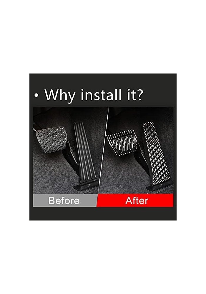 Wivplex Car Fuel Brake Pedal Cover Set for BMW - Image 5