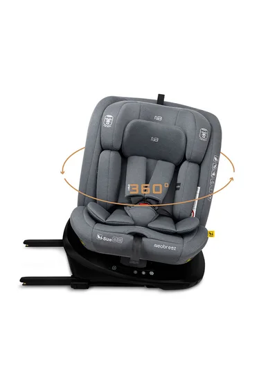 neobreez I-VILO 360° Rotatable ISOFIX All-in-1 Convertible Baby Toddler Kids Child Car Seat, I-Size ECER129,  Recline&Adjustable, Side Impact Protection, Memory Foam 0-12Yrs, 0-36Kg, Group 0+/1/2/3, 5 Point Harness