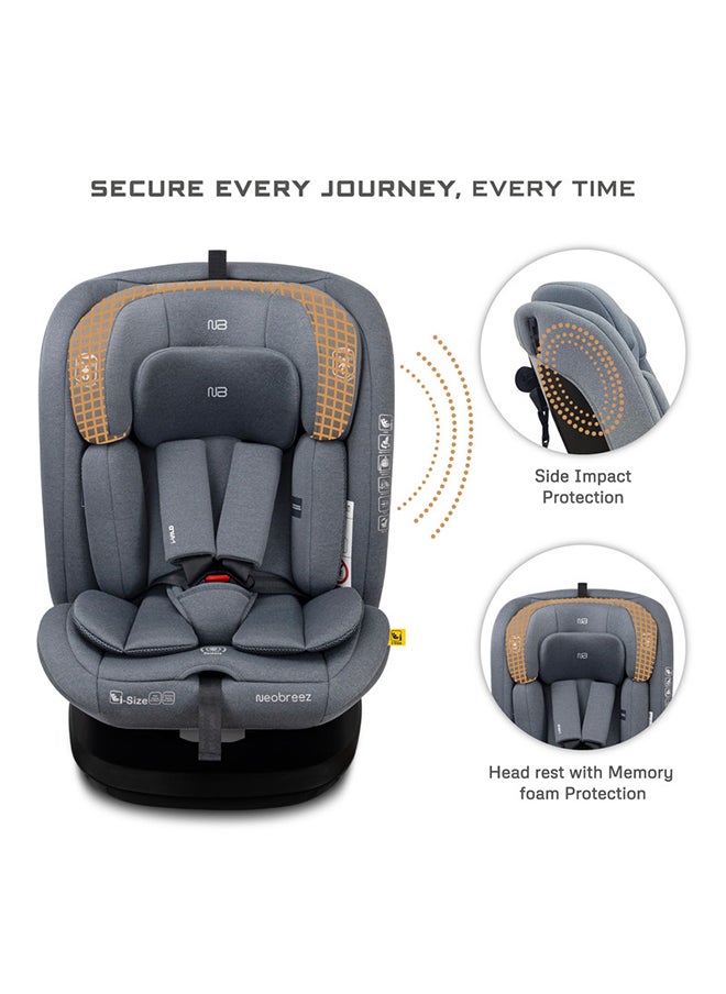 neobreez I-Vilo Swivel 360° Rotatable Convertible Baby Infant Toddler Car Seat, I-Size Ecer129, Isofix, Recline & Adjustable, Side Impact Protection, Memory Foam 0-12Yrs (40-150Cm/0-36Kg), Group 0+/1/2/3  - Image 2