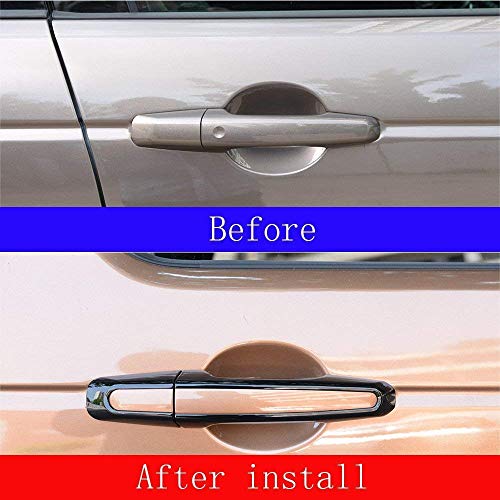igersaw 3 Colors Door Handle Frame Trim For Range Rover Evoque 2012-2017 Range Rover Sport 2014-2016 Car Accessories (Black) - Image 2