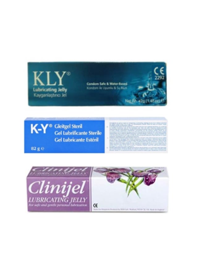 Water Based Gel KY+ KLY + Clinijel 82G 3PCS