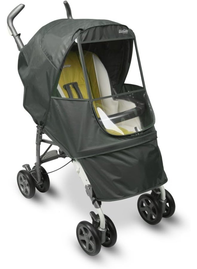 Manito Elegance Alpha Stroller Weather Shield/Rain Cover (Grey)