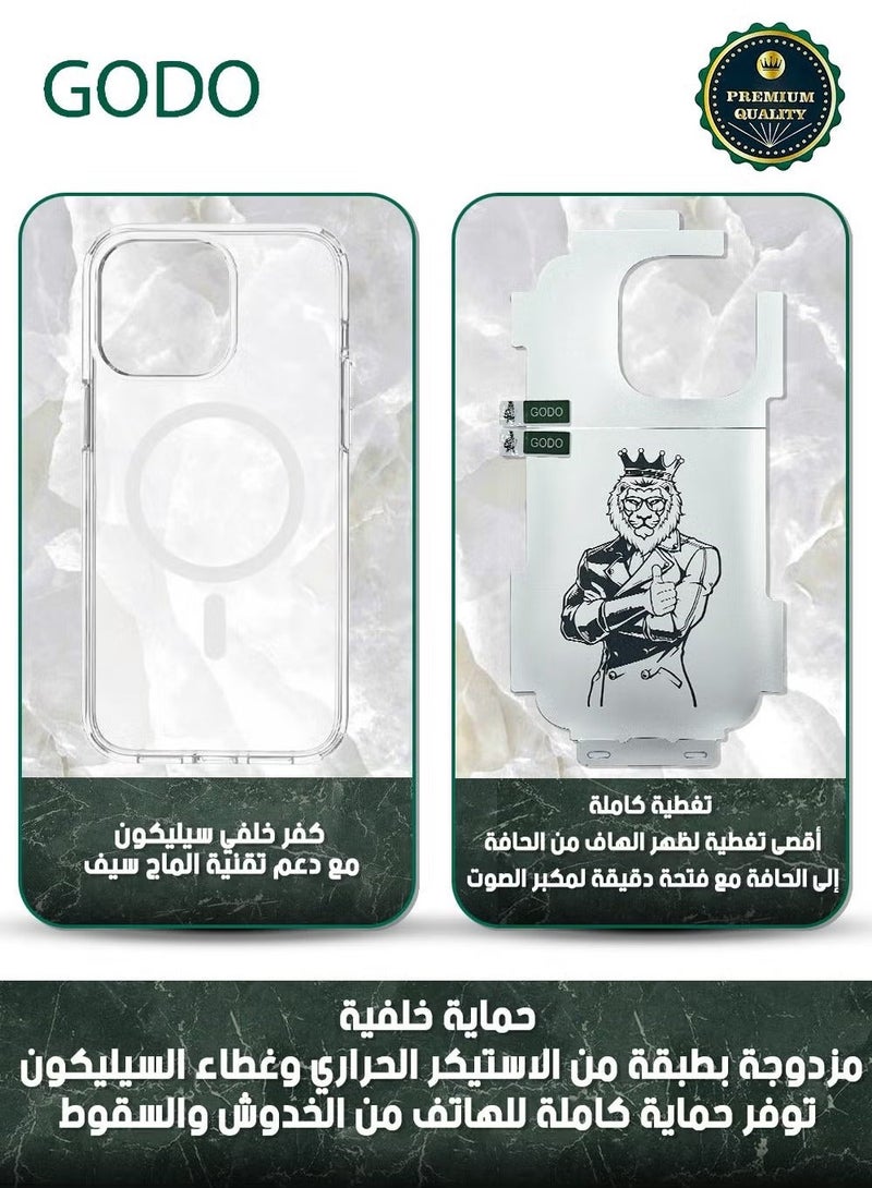 GODO Full Protection Kit for iPhone 16 Pro Max – Premium All-Around Shield - Image 2