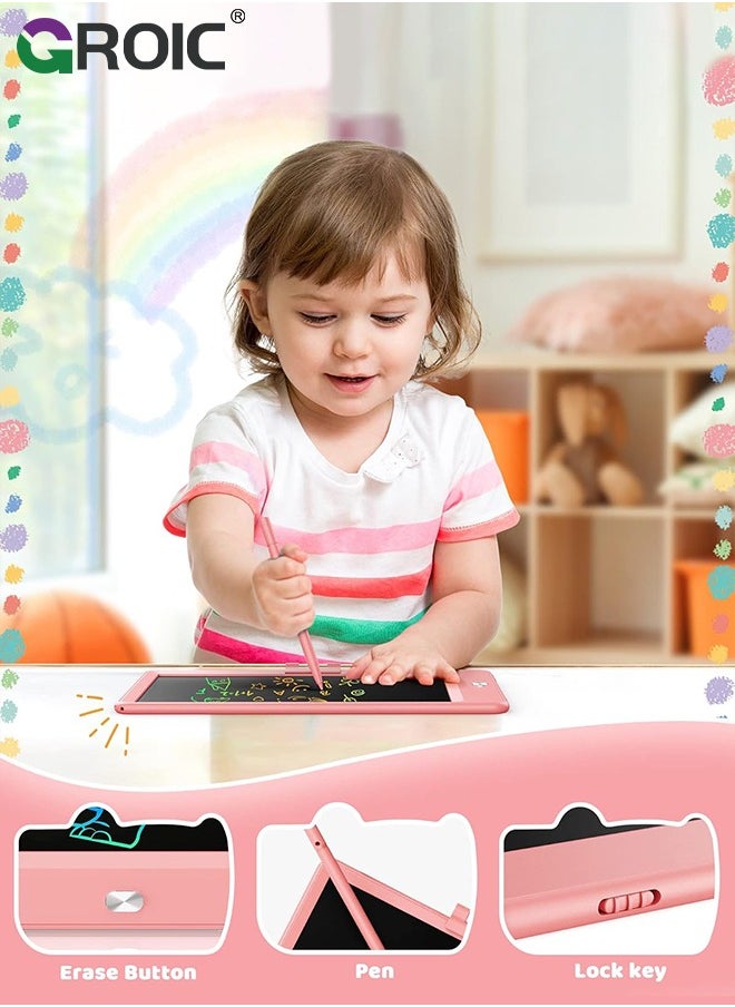 GROIC LCD Writing Board, Portable Writing Tablet, Doodle Board Note Board with One-Key Erase and Portable Design for Kids, Students, Offices and Families  - Image 4