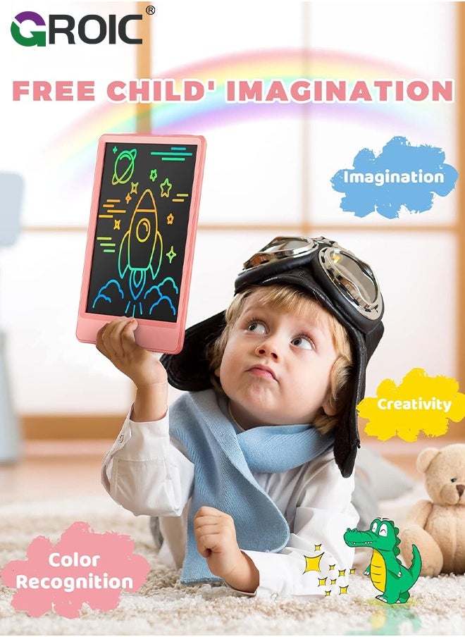 GROIC LCD Writing Board, Portable Writing Tablet, Doodle Board Note Board with One-Key Erase and Portable Design for Kids, Students, Offices and Families  - Image 5