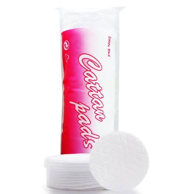 80 Count Cotton Round Pads for Cosmetics - Makeup Remover - Image 1