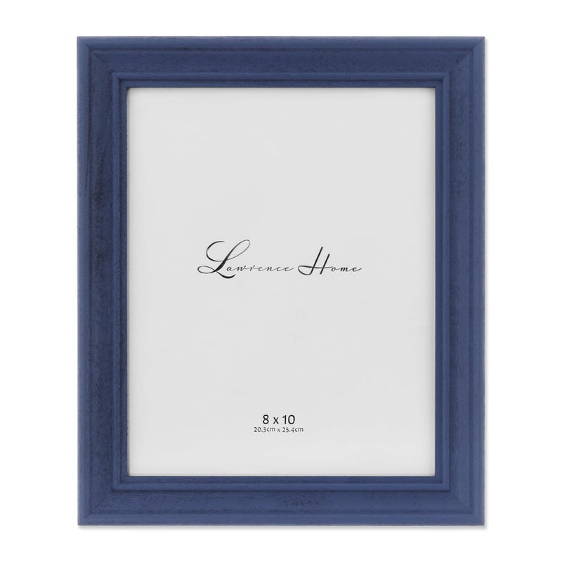 Lawrence Frames 8x10 Durham Weathered Navy Blue Wood Picture Frame - Image 4