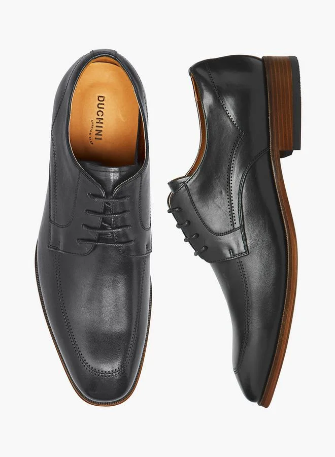 دوتشيني Women Leather Lace-Up Derby Shoes