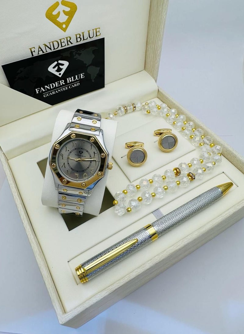 FENDER Fender Blue Men's Watch and Accessories Set 