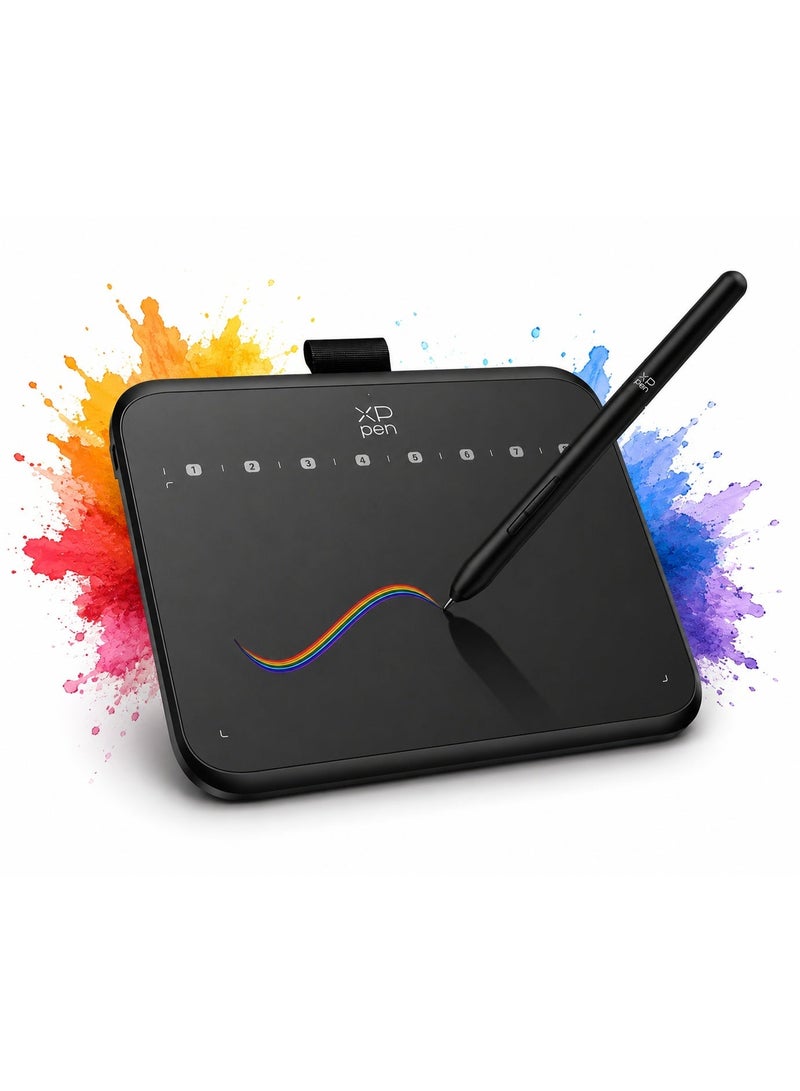 XP-PEN جهاز إكس بي بين ديكو 640 للرسم لوحة رسم بحساسية ضغط 16384 قلم خالي من البطارية بحجم 6×4 إنش - Image 1