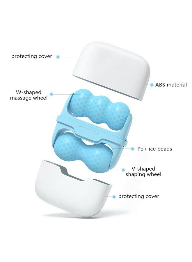 Ice Roller for Face & Eyes Anti-Aging Cooling Therapy Skin Double Head Massage Home Use Women Glowing and Clear Skin, Pack of 1, Color May Vary - Image 3