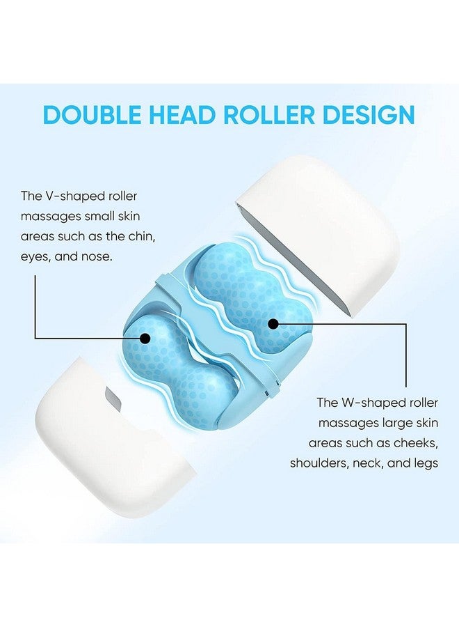 Ice Roller for Face & Eyes Anti-Aging Cooling Therapy Skin Double Head Massage Home Use Women Glowing and Clear Skin, Pack of 1, Color May Vary - Image 2