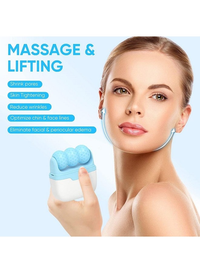 Ice Roller for Face & Eyes Anti-Aging Cooling Therapy Skin Double Head Massage Home Use Women Glowing and Clear Skin, Pack of 1, Color May Vary - Image 5