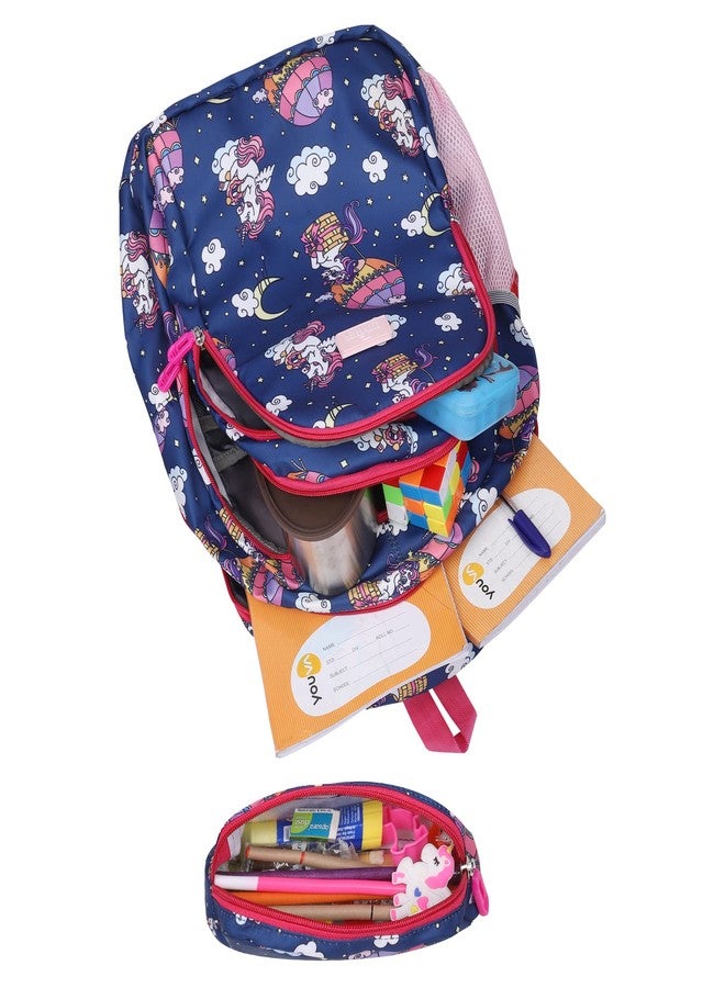 THE CLOWNFISH Scholastic Series Printed Polyester 30 L School Backpack with Pencil/Stationery Pouch School Bag Daypack Picnic Bag For School Going Boys & Girls Age 8-10 years - Image 5