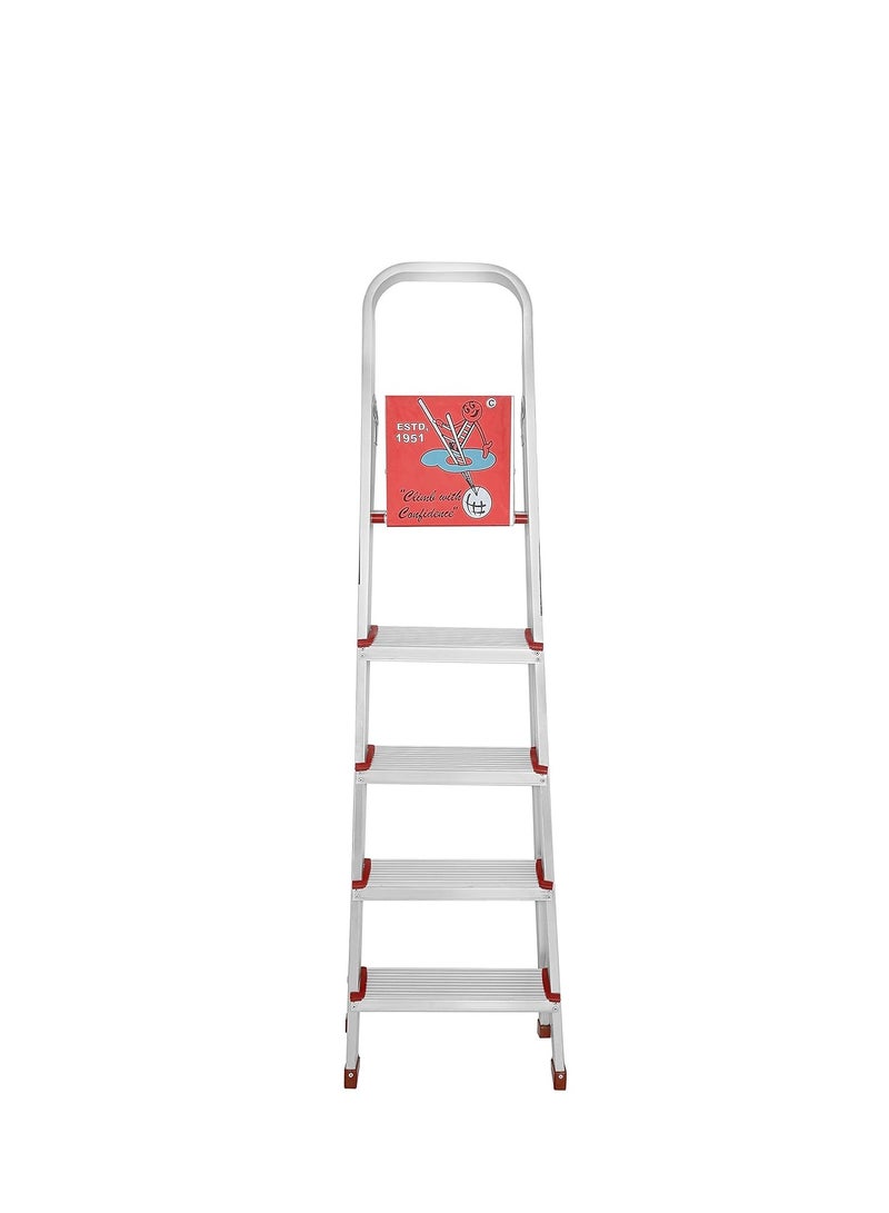ABBASALI Aluminum Steps Household Ladder (6 STEPS)  - Image 4