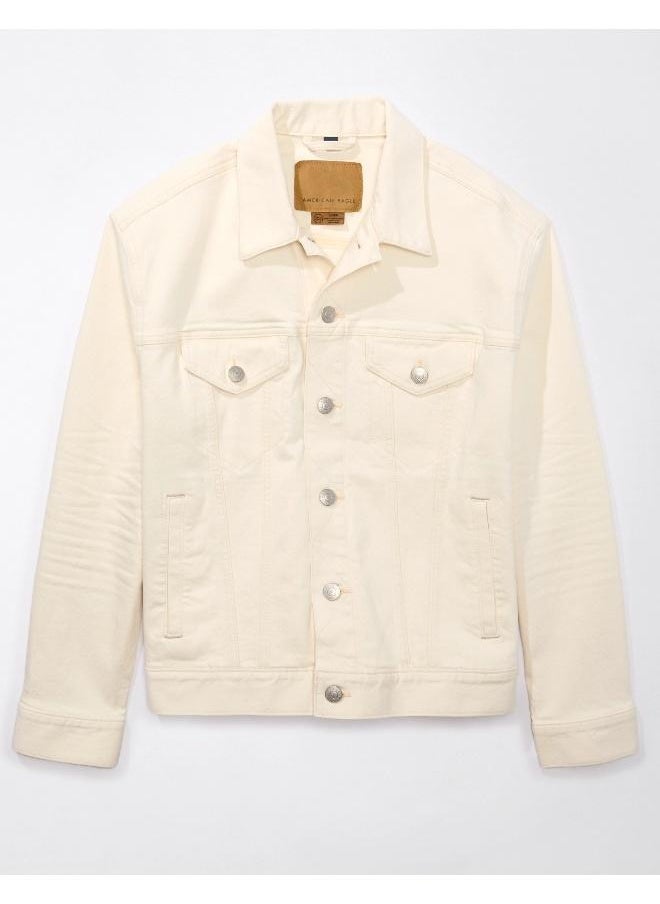 American Eagle - جاكيت جينز دراجة AE - Image 1
