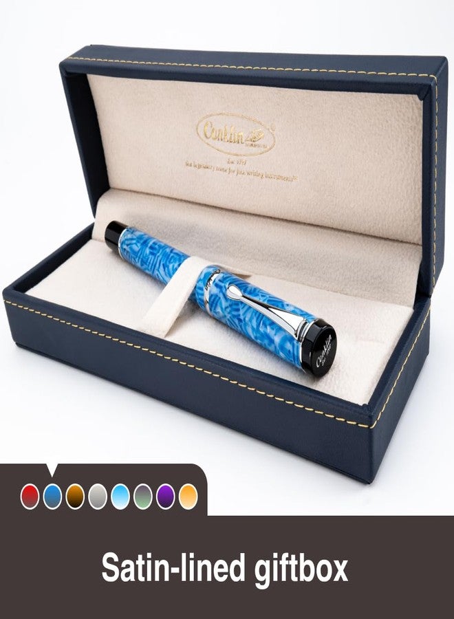 Conklin Duragraph Fountain Pen Ice Blue, Stub Nib (CK71353) - Image 5
