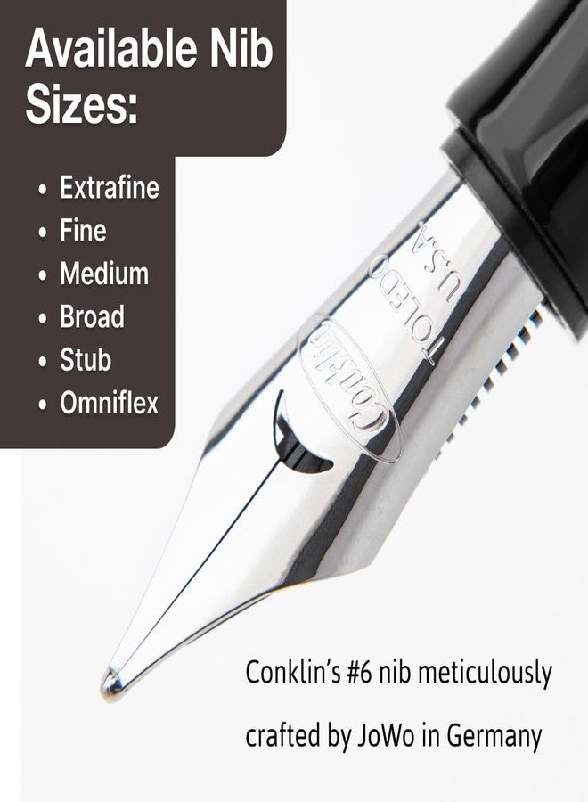 Conklin Duragraph Fountain Pen Ice Blue, Stub Nib (CK71353) - Image 3
