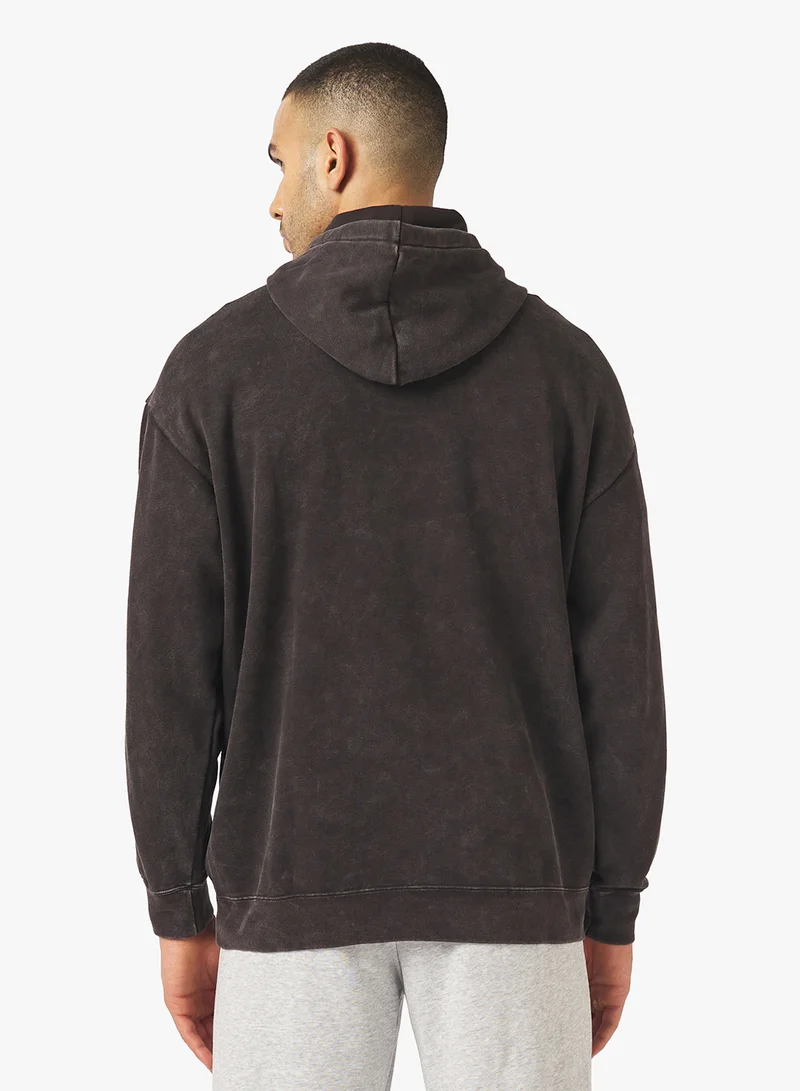 PUMA Elevated Essentials Acid Wash Men's Fleece Hoodie