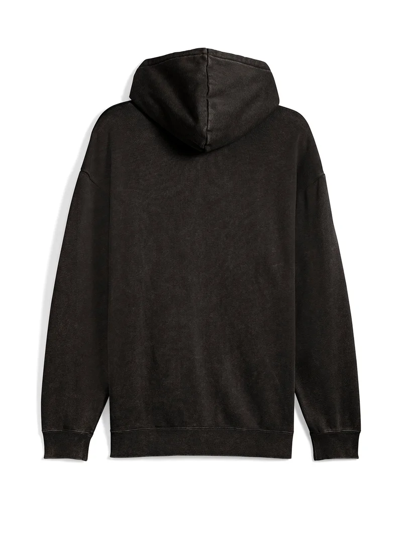 بوما Elevated Essentials Acid Wash Men's Fleece Hoodie