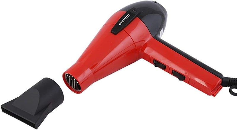 ELCHIM Hair Dryer - 2001, Red & Black - Image 2