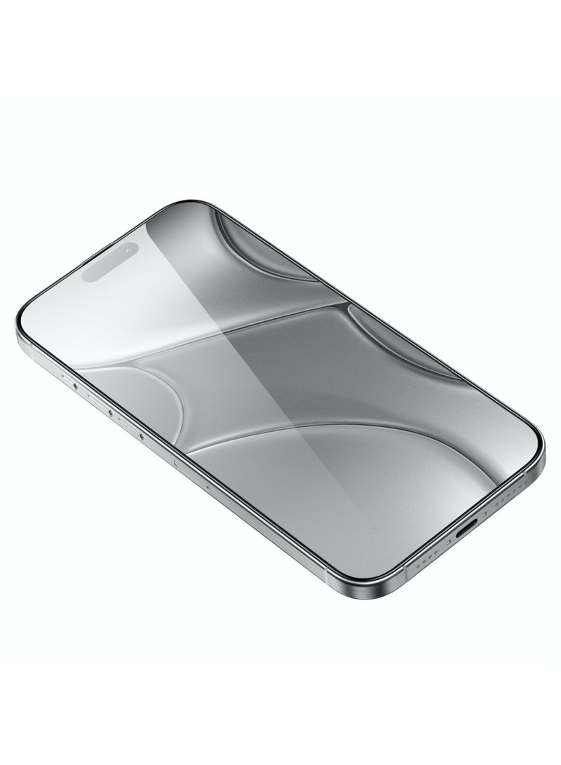 GREEN LION 4 In 1 Defender Pack for iPhone 16 Pro / Anti-Shock Case / Crystal Clear / 360°Comprehensive Protection / Anti-Yellowing / Nano HD Full Protection / High Quality / Camera Lens Film / HD Anti-Reflection / Maximum Protection / Anti Fingerprint & Scratch / 3D Pet HD Glass / Durable / HD Clarity / Anti-Broken Edges - Clear  - Image 3
