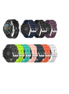 Generic Strap Silicone Band 20MM For Samsung Gear Sport/ Samung Watch 4/Watch 5 /Watch 5 Pro /S2 classic/active 2 40mm 44mm/Amazfit GTS 3/ GTS 4/4 Mini/Bip 3/Pro/GTS 2 mini/GTS 2e/Bip U/U Pro  - Image 2