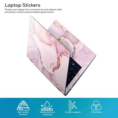 Inkykart DSGN 4 Full Body Laptop Skin Bubble-Free| Laminated| Removable| HD Quality Sticker for Laptops Upto 15.6 Inches Compatible with Hp/Dell/Acer/Lenovo/Asus etc. - Image 2