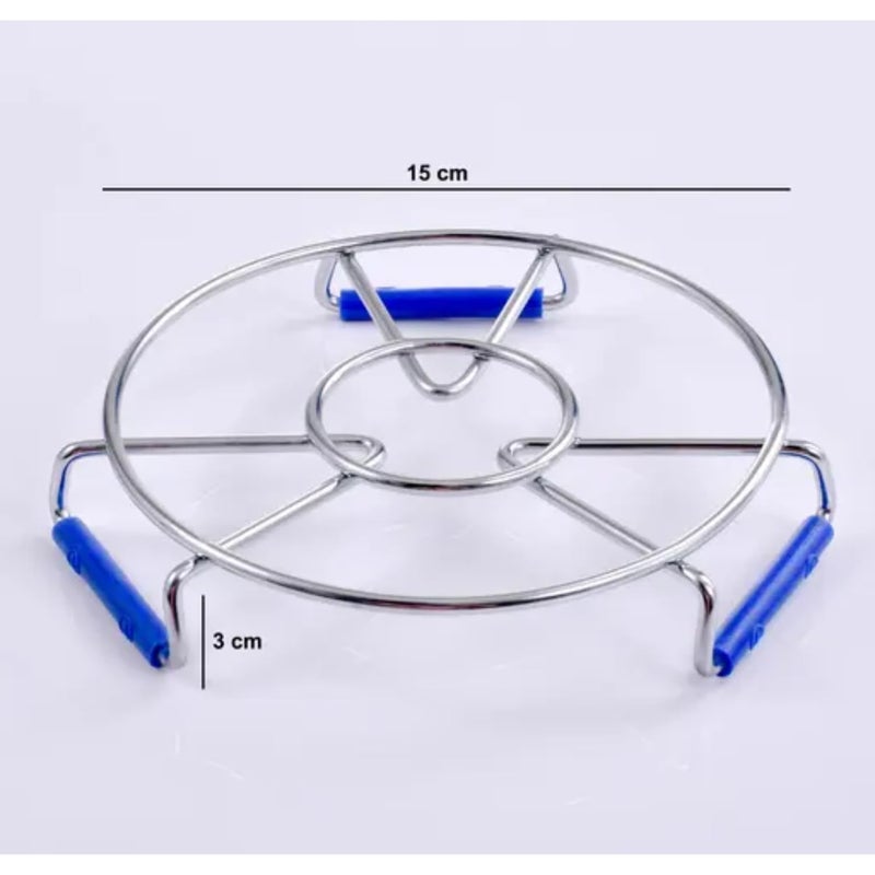 Puno Puno Morden Style Triangle Stainless Steel Hot MatHot Utensil StandHot mats for Dining TableHot Pot Standhot mat for Kitchen2 Piece - Image 2