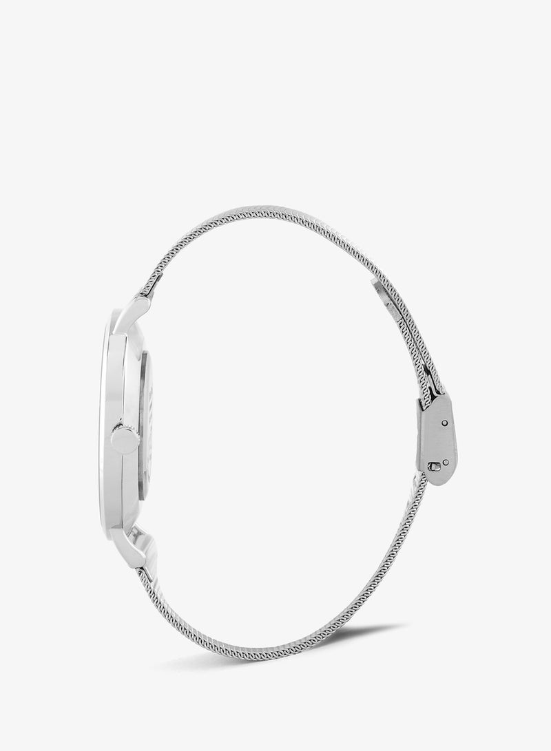 روبرت وود ساعة يد تناظرية بحزام شبكي - Image 3