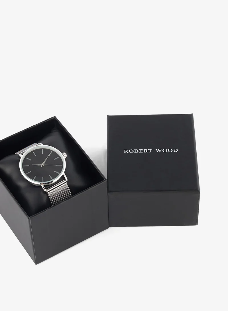 Robert Wood  Mesh Strap Analogue Watch for Men | Best Price UAE