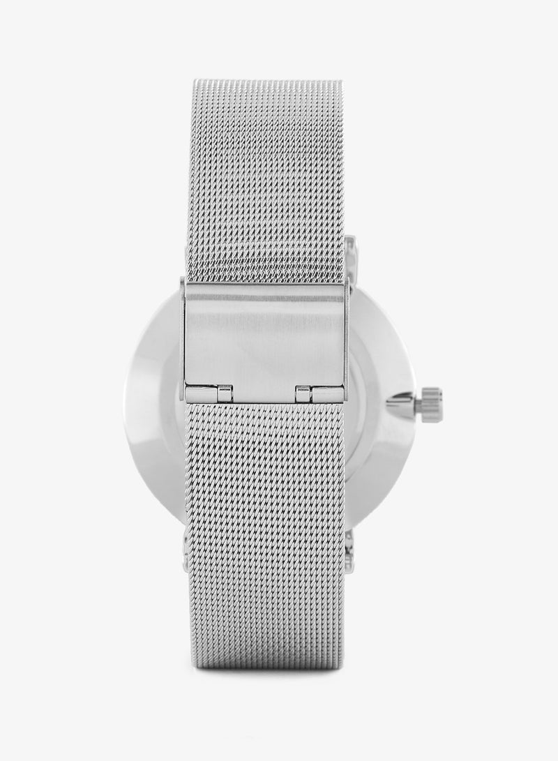 روبرت وود ساعة يد تناظرية بحزام شبكي - Image 2