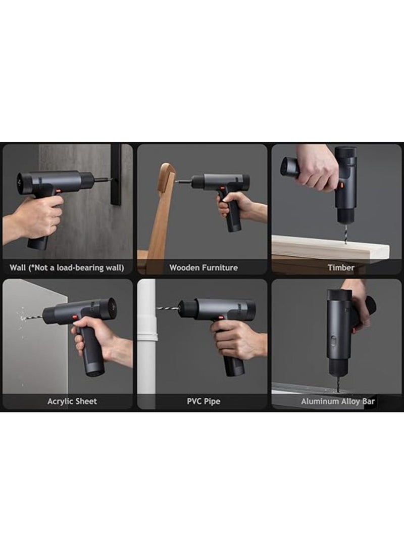 Xiamoi Xiaomi 12V Max Brushless Cordless Drill, 30nm Powerful Smart Display, Gray  - Image 5