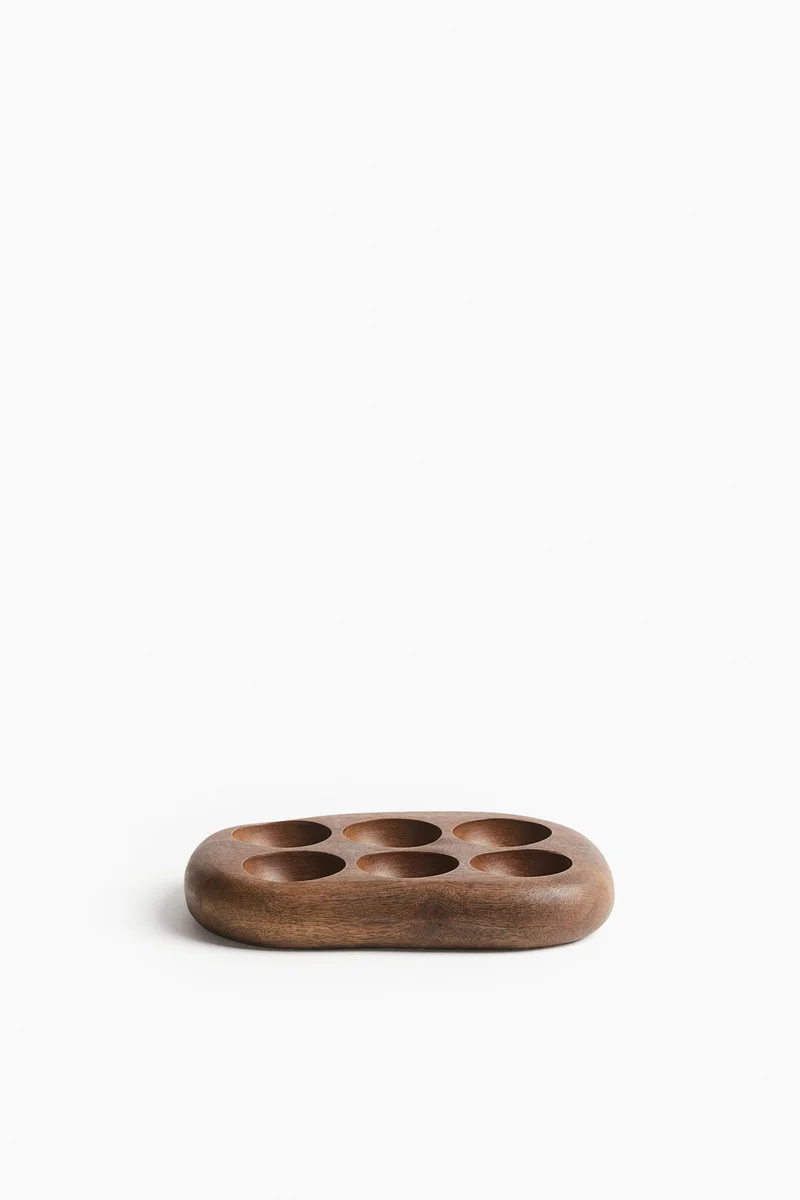 H&M Mango wood egg tray