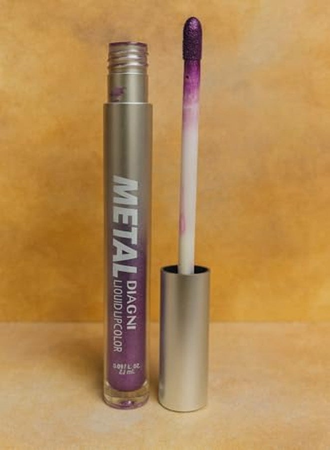 MEGAGA USA Metal Diaoni Liquid Lip Color - Rich Pigment, Metallic Gloss, Non-Drying Formula with All-Day Comfort Wear - Image 4