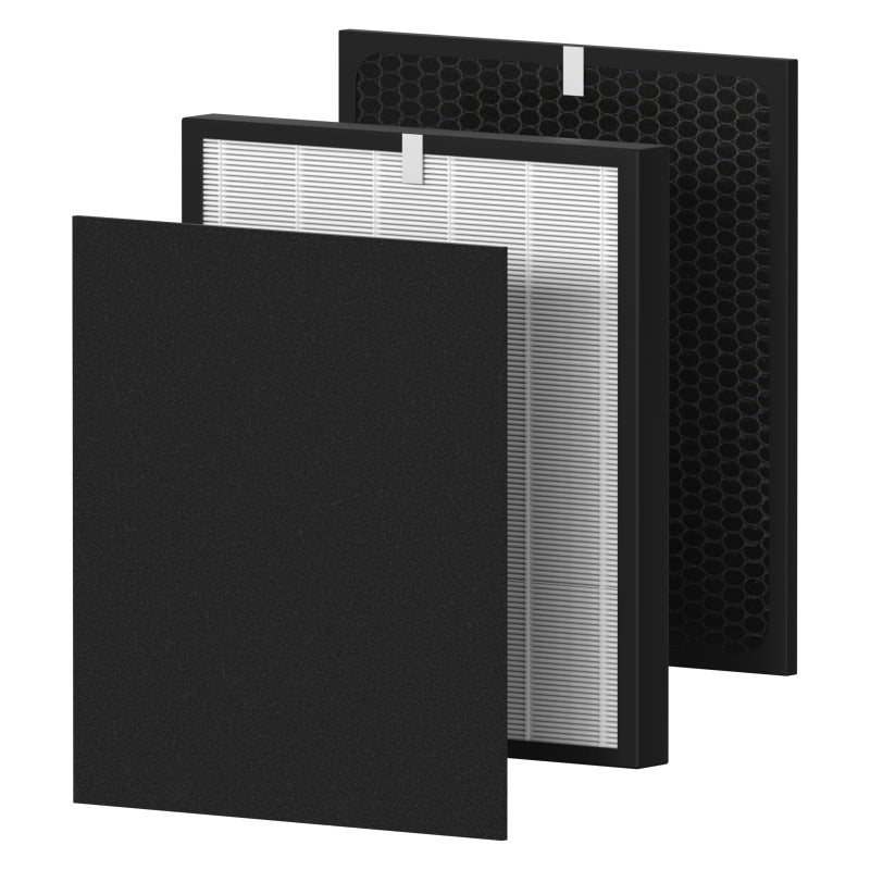OV200 True HEPA Filter Replacement Compatible with Oransi OV200 Air Cleaner Purifier Compare to Part RF200 3Stage Filtration System 1 Set
