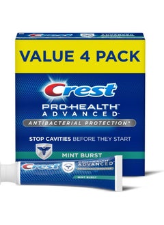 Crest Crest Pro-Health Advanced Antibacterial Protection Toothpaste, Mint Burst, 5oz (Pack of 4)  - Image 1