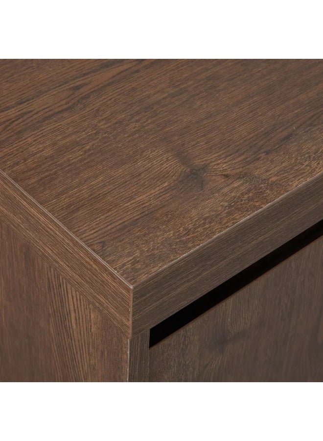 Home Box خزانة إيريس الجانبية باللون البني الداكن مع 3 أدراج - Image 3