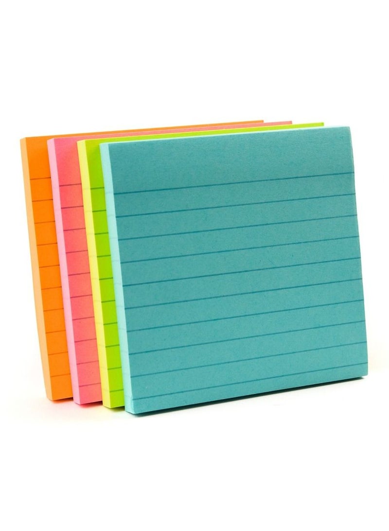 Post It 360-Piece Ruled Sticky Notes 4x4 Inch Size Multicolour - Image 2
