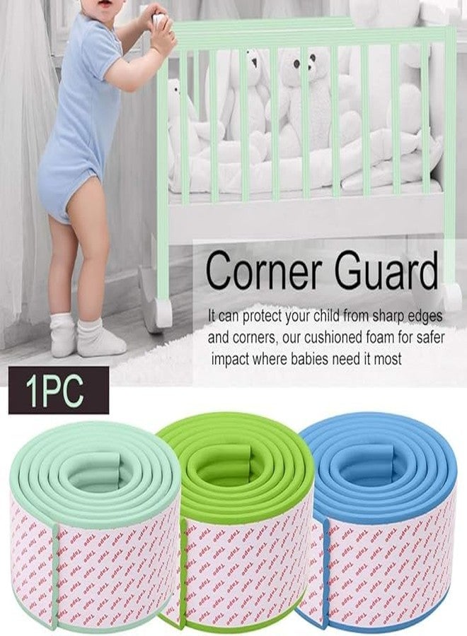 FIKKANI Corner Guard| 2m/roll Kindergarten Corner Guard Soft Baby Safety DIY Edge Protector Furniture for Nursery Decoration| Child Room Protection| Playground Renovation(Pack of 1) - Image 5