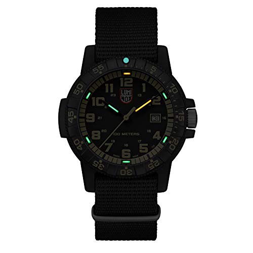 Luminox لومينوكس سي أنالوج بلاك دايال ساعة رجالية بحزام نايلون - XS.0333 - Image 5