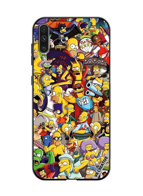 Protective Case Cover For Samsung Galaxy A70/A70s Simpsons Design Multicolour