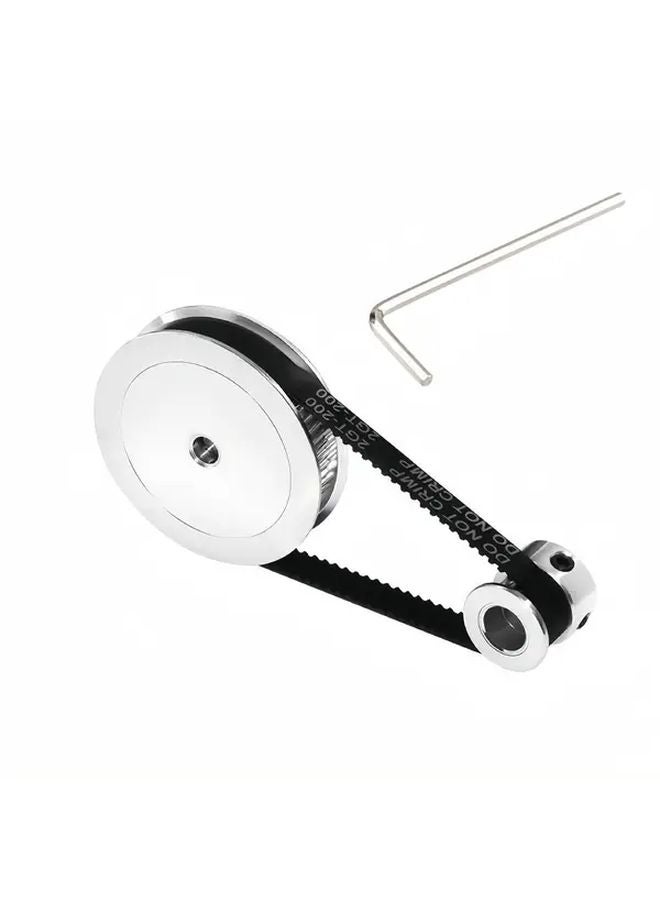 20 60 Teeth 5mm Bore 2GT Timing Belt Pulley Kit 400mm Belt For 3D Printers Robot Arms - Image 2