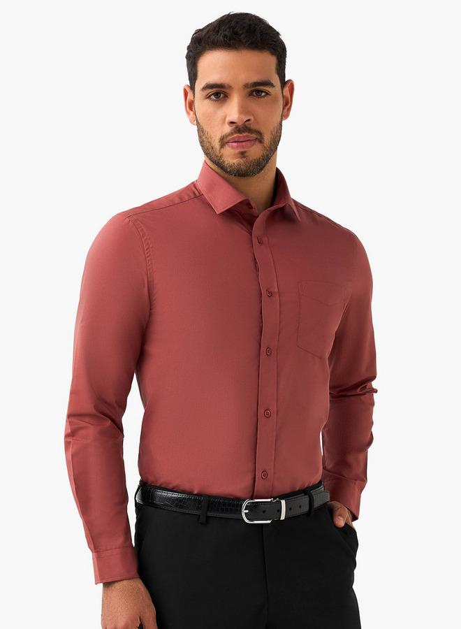 Splash FAV Set of 2 - Men Slim Fit Collared Long Sleeves Shirt - Image 4