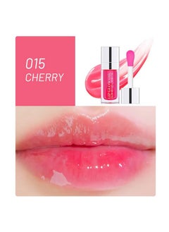 MXNSLWA Plumping Lip Oil, Long Lasting Hydrating Gloss Tinted Balm Nonsticky Revitalizing, Tinting Care Oil For Dry (Cherry)  - Image 3