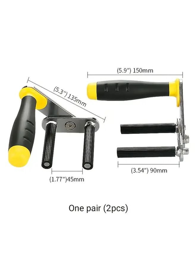 تم ترقية المشبك الصلب المتين متعدد الوظائف لرفع الألواح 2 قطعة محمولة توفير العمالة - Image 3