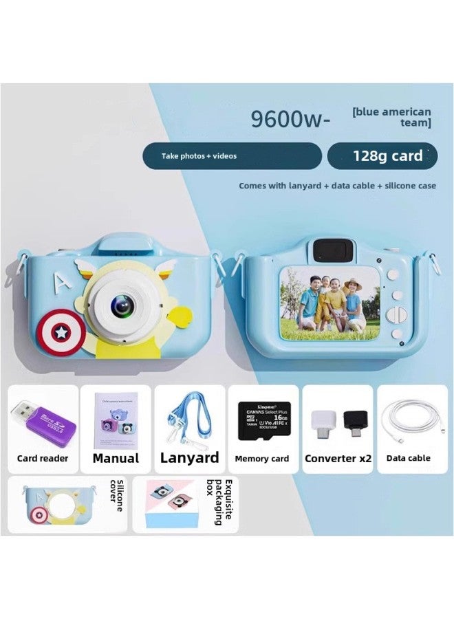 Generic Photographable Printable Baby Digital Camera Children's Camera Toy Boys And Girls Birthday Gift HD Entry-Body Color: Top Version - 9600w Ultra-clear Screen And Super Battery Life  - Image 1