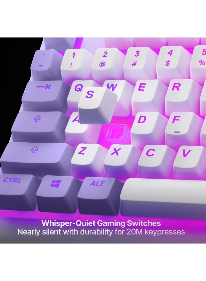 Steelseries APEX 3 TKL MULT US Amethyst - 64951 - Image 3